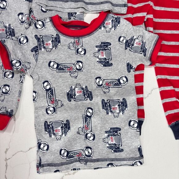Carter's | NWOT Just One You Racecars Racing4 Piece Pajama Set Size 18M - Picture 2 of 13